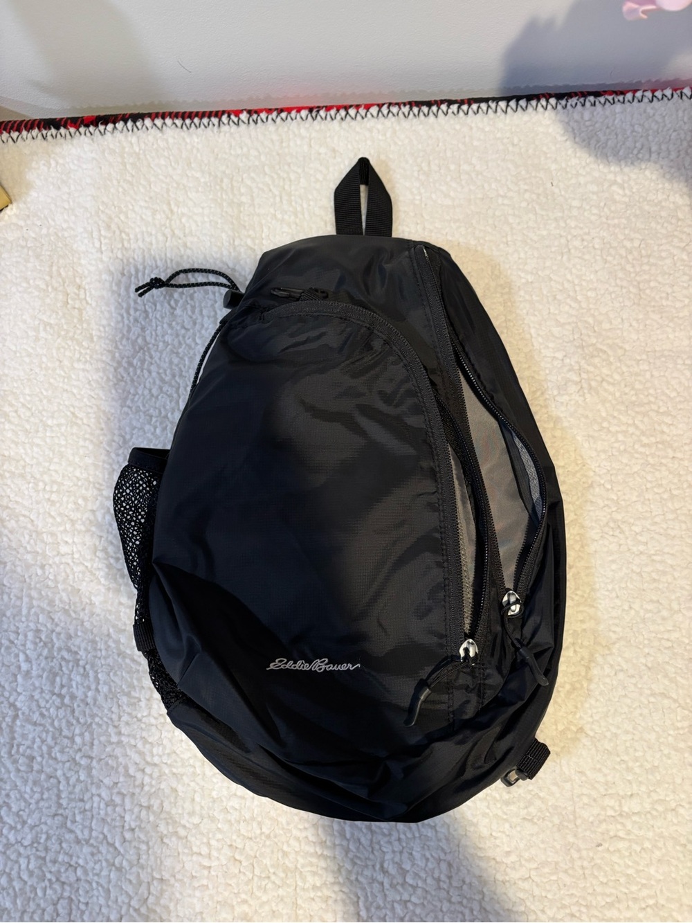 Eddie Bauer Black Lightweight Daypack Backpack